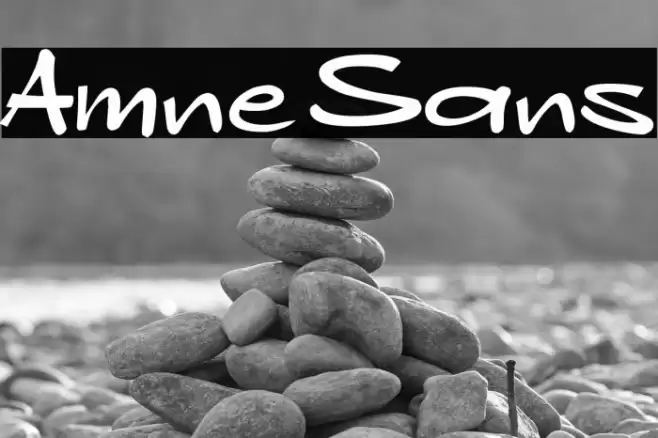 Amne Sans Font examples