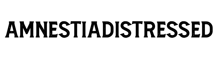 AmnestiaDistressed  font caratteri gratis