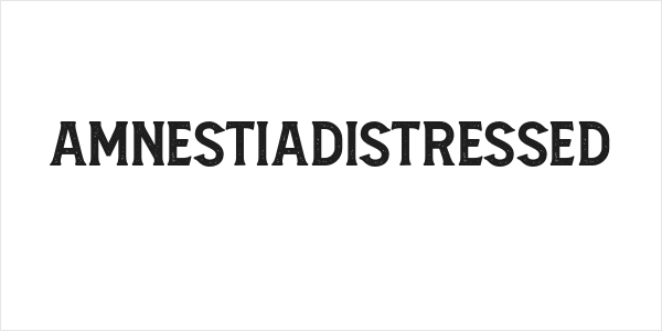 AmnestiaDistressed Logo