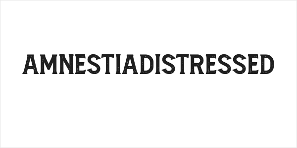 AmnestiaDistressed Logo