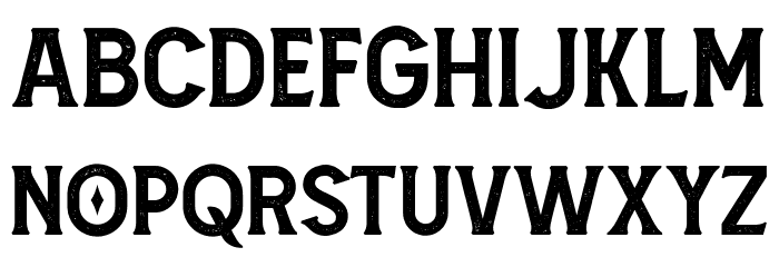 AmnestiaDistressed Font LOWERCASE