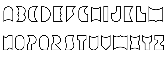 Amneziak Lined Medium Font LOWERCASE