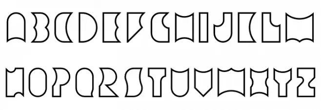 Amneziak Lined Medium Caratteri MINUSCOLO
