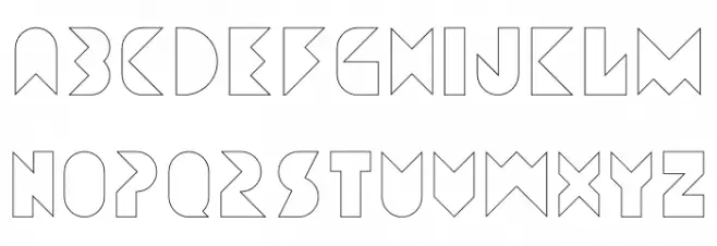 Amneziak Lined Thin 字体 大写