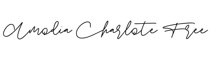 Amodia Charlote Free  Frei Schriftart Herunterladen