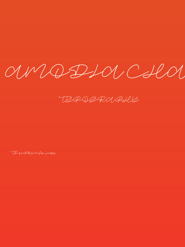 Amodia Charlote Free Poster