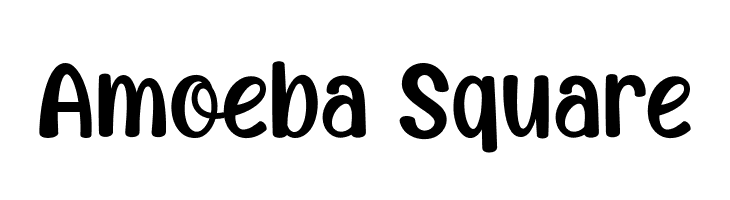 Amoeba Square  フリーフォントのダウンロード