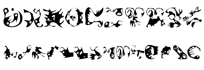 AmoebaTs Font OTHER CHARS