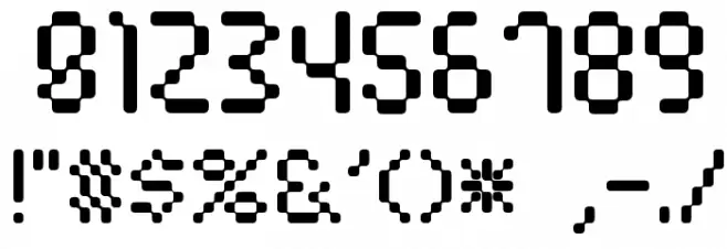 Amoebic Font OTHER CHARS