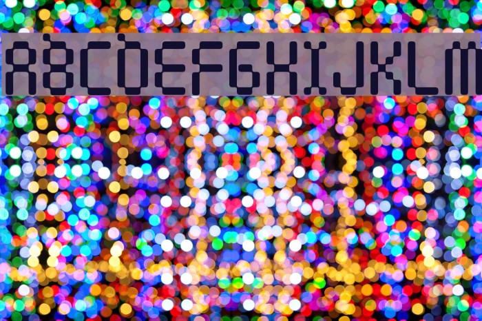 Amoebic Font examples