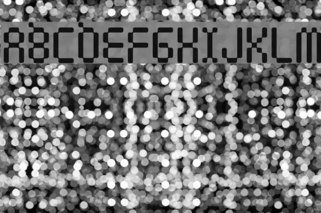 Amoebic Font examples