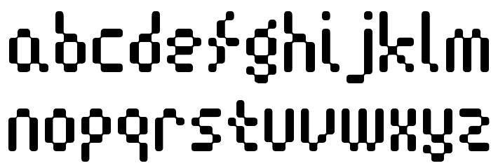 Amoebic Font LOWERCASE