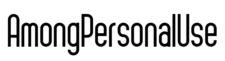 Among Personal Use  Frei Schriftart Herunterladen