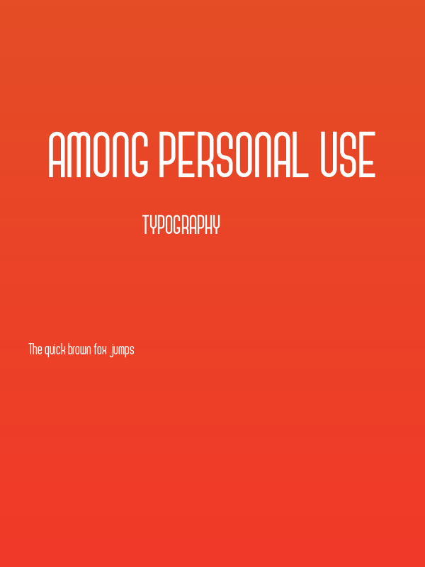 Among Personal Use Poster