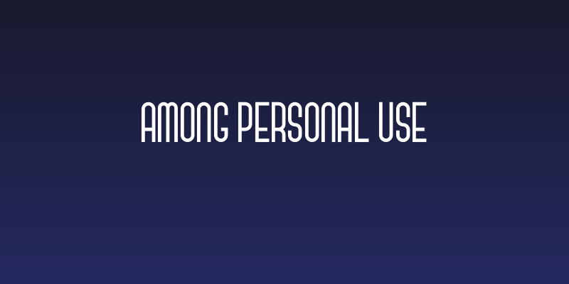 Among Personal Use Social Header