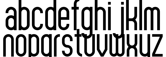 Among Personal Use Font LOWERCASE