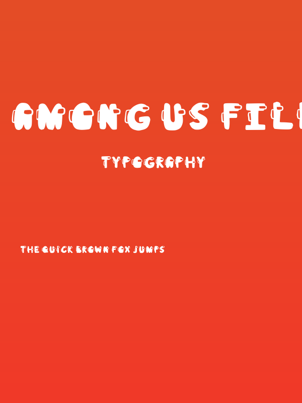 Among Us Filled Poster