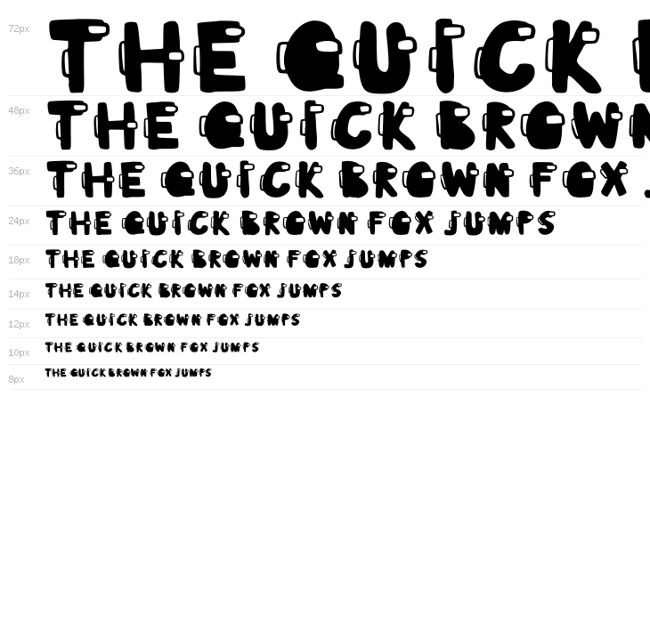 Among Us Filled Waterfall