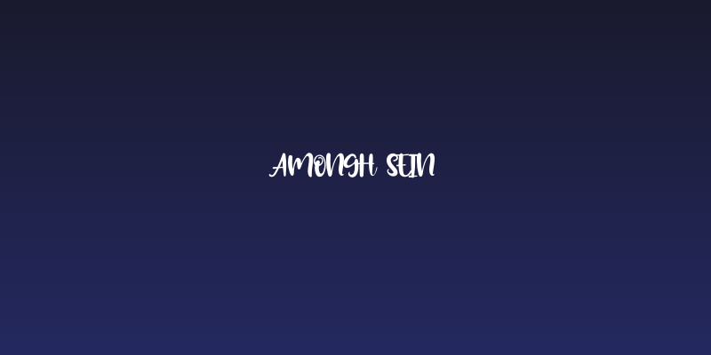 Amongh Sein Social Header
