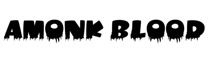 Amonk Blood  Descarca Fonturi Gratis