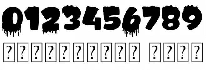 Amonk-Ice Font OTHER CHARS