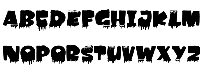 Amonk-Ice Font LOWERCASE