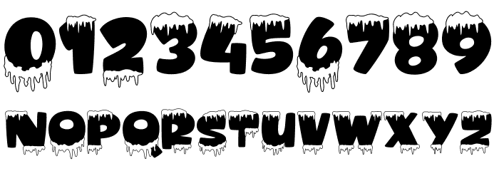 Amonk Outline Font OTHER CHARS