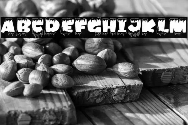 Amonk-Outline Font examples