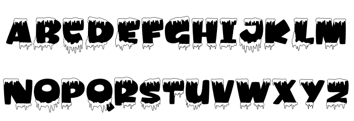 Amonk-Outline Font LOWERCASE