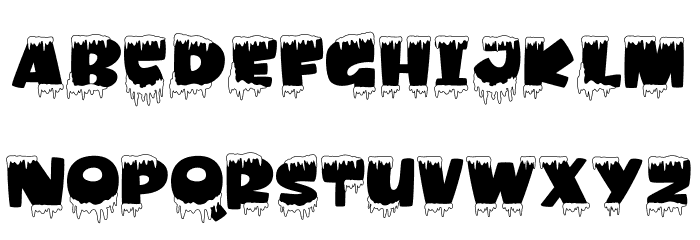 Amonk Outline Font LOWERCASE