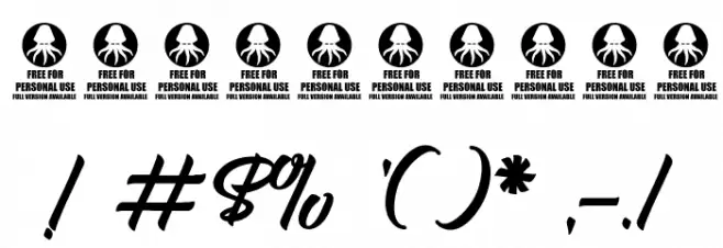 Amontilladios Font OTHER CHARS