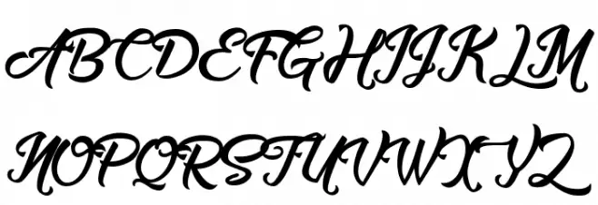 Amontilladios フォント 大文字