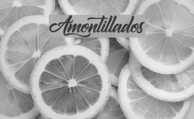 Amontillados Font examples