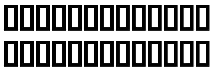 Amood III Font LOWERCASE