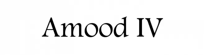 Amood IV  Fuentes Gratis Descargar