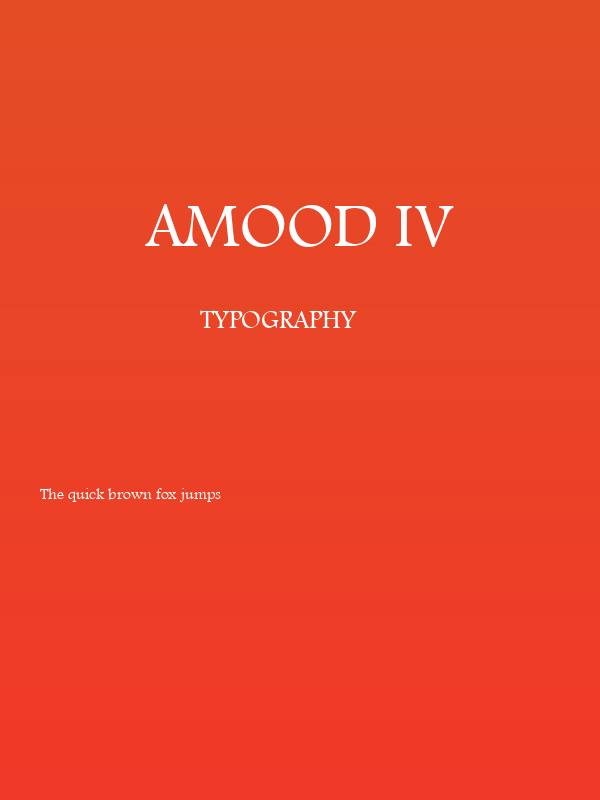 Amood IV Poster