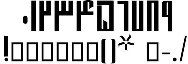 Amood VII Font OTHER CHARS