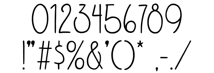 Amoore Font OTHER CHARS