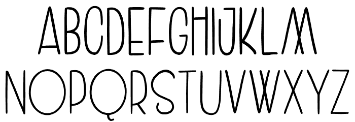 Amoore Font LOWERCASE
