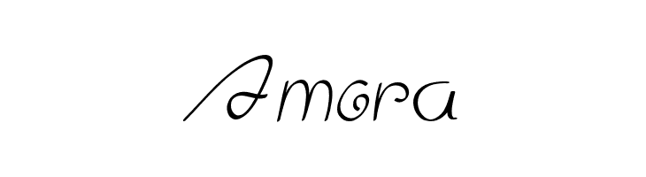 Amora  免费字体下载