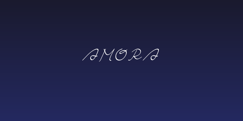 Amora Social Header