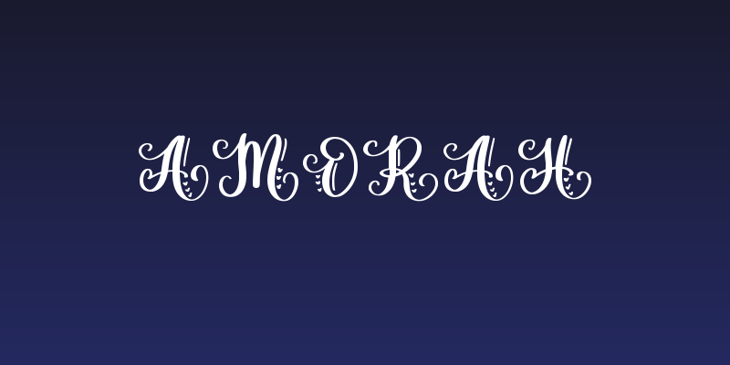 Amorah Social Header