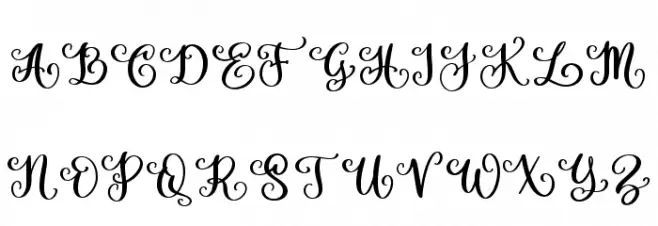 Amorah फ़ॉन्ट लोअरकेस