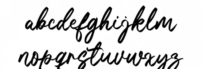 Amore Eiffel Schriftart Kleinbuchstaben