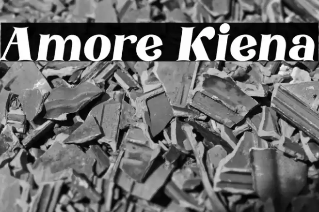 Amore Kiena Font examples