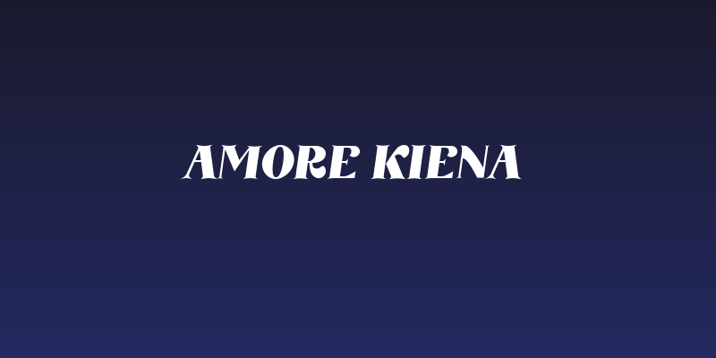 Amore Kiena Social Header