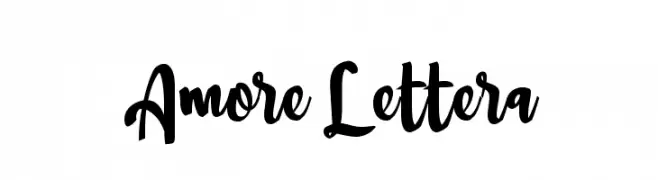 Amore Lettera  font caratteri gratis