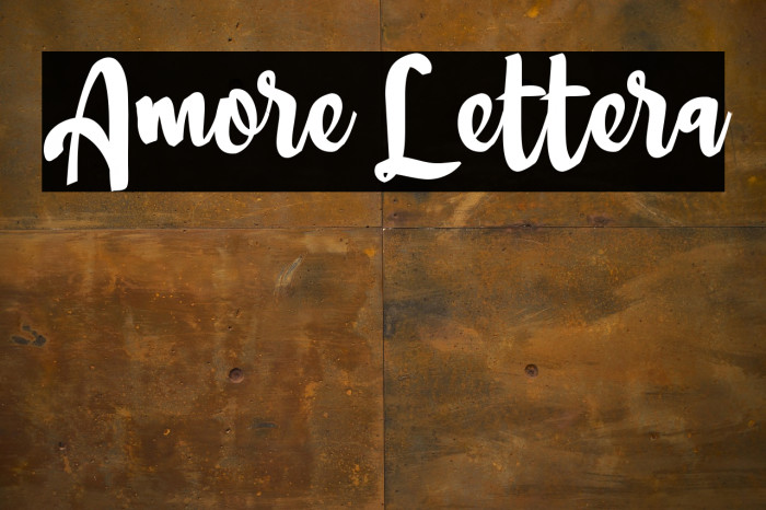 Amore Lettera Example 2