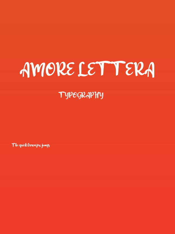 Amore Lettera Poster