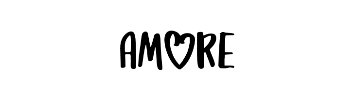 Amore  नि: शुल्क फ़ॉन्ट्स डाउनलोड